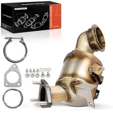 Front Catalytic Converter with Gasket Kit Direct-Fit Compatible with Chevy