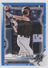 2021 Bowman Draft Blue 101/150 Joe Mack #BD-159 0y5b