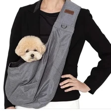 RETRO PUG, Pet Supplies, Sling Caring Bag for Carrying Small to Medium Size Pets