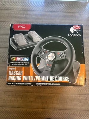 Logitech NASCAR Racing Wheel PC Compatible Gas And Brake Pedals Complete