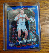 Panini 2025 Prizm WNBA Blue Lazer Prizm Jade Melbourne #128 Washington Mystics