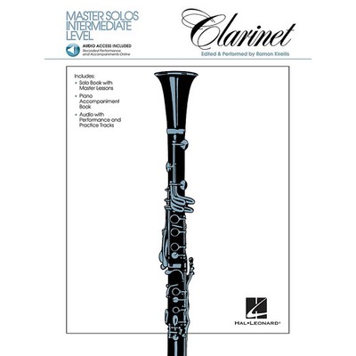 Master Solos Intermediate Level - Clarinet (Book/Online Audio) Audio Online