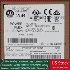 Allen-Bradley 25B-D010N114 PowerFlex 525 4kW (5Hp) AC Drive Factory US Free Tax