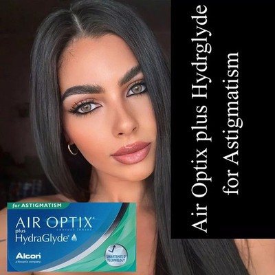 Sph-Stärke v. -3,00 bis -4,75 /6er Box Air Optix plus Hydraglyde for Astigmatism