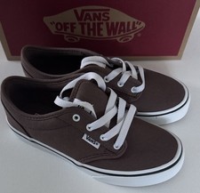 Vans Canvas Shoes Brown Youth 2 Boys Girls