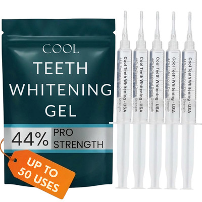 Cool Teeth Whitening Gel Refills Carbamide Peroxide Refill 5 Dispenser Tubes DIY