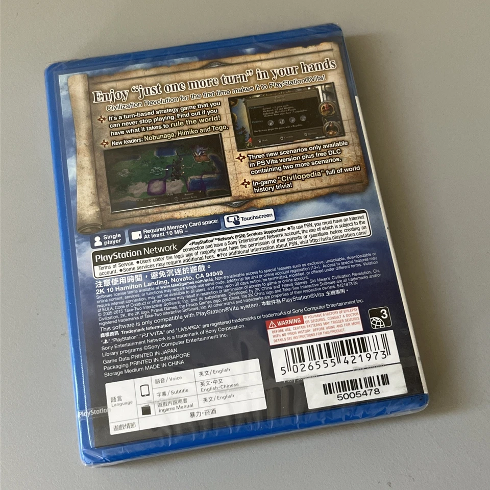 Brand New Civilization Revolution 2 Plus English Region Free PS Vita - Image 2 of 3