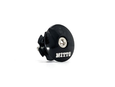 Nitto 1 1/8'' Ersatz Vorbau Top Cap für Nitto Vorbauten in schwarz