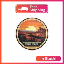 Theodore Roosevelt National Park Sticker - Waterproof Outdoor Vinyl Decal, 3 Inc