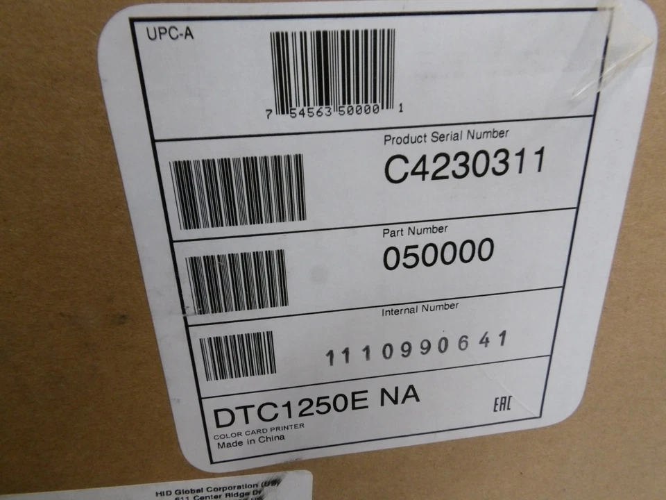 NEW FARGO HID PRINTER DUPLEX DTC1250E FOR ID CARD THERMAL PRINTING - Image 2 of 2