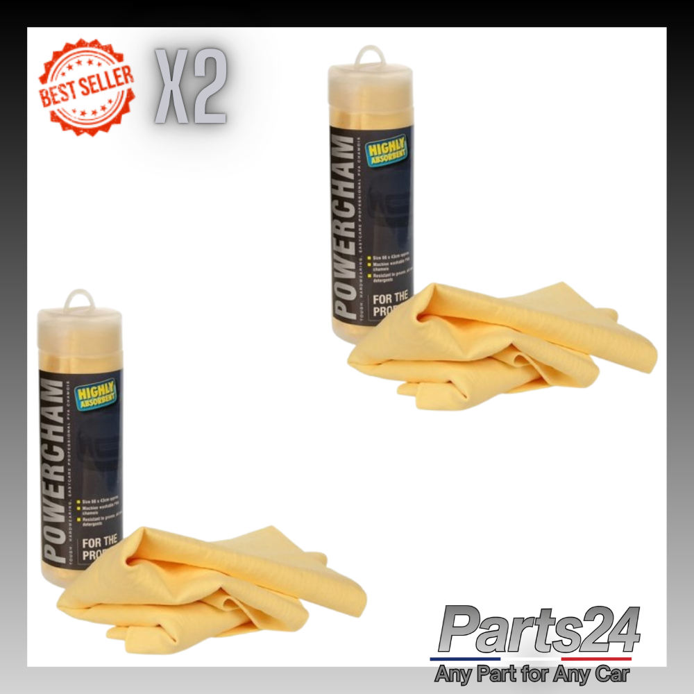 2x Martin Cox PVA Super Synthetic Chamois Leather - In Tube