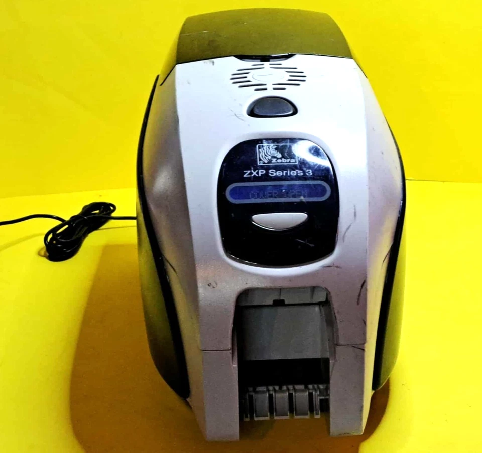 🔥DEFECTIVE BUT POWERS ON🔥ZEBRA ZXP SERIES 3 ID CARD PRINTER USB THERMAL PRINT - Image 2 of 4