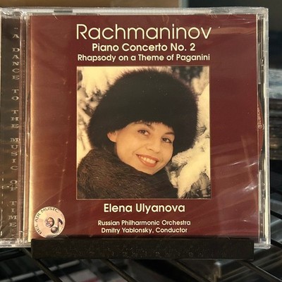Rachmaninov Piano Concerto 2 Rhapsody CD Elena Ulyanova Classical Bel Air Sealed