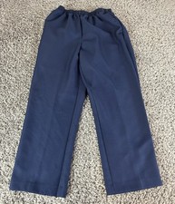 Alfred Dunner Pants Womens 12 Pull On Straight Leg Classic Trousers Dress Slacks