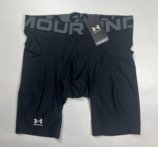Men's Black Under Armour Heat Gear Pocket Compression Shorts XL NWT 1361602