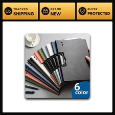 A4 File Folder with Clip and Cover, Paper Organizer for Office and School