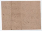 CONFEDERATE CIVIL WAR LETTER - 7th NC Vols - Soon After BATTLE FREDERICKSBURG !