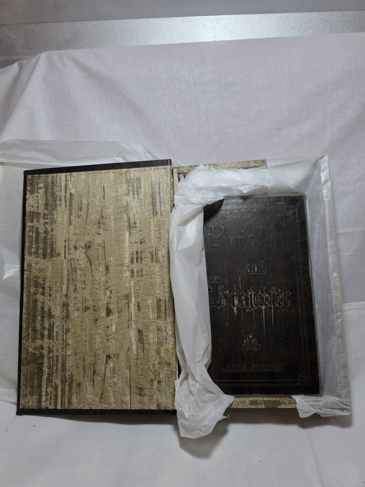 Vintage Faux Book Storage Box Hidden Compartment Home Decor