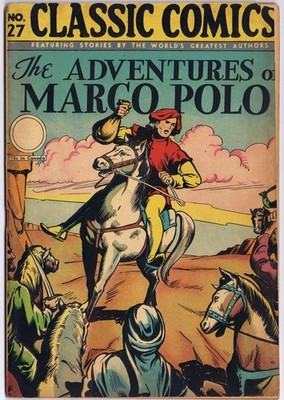 CLASSICS ILLUSTRATED # 27 MARCO POLO US Comic 1946 HRN 30