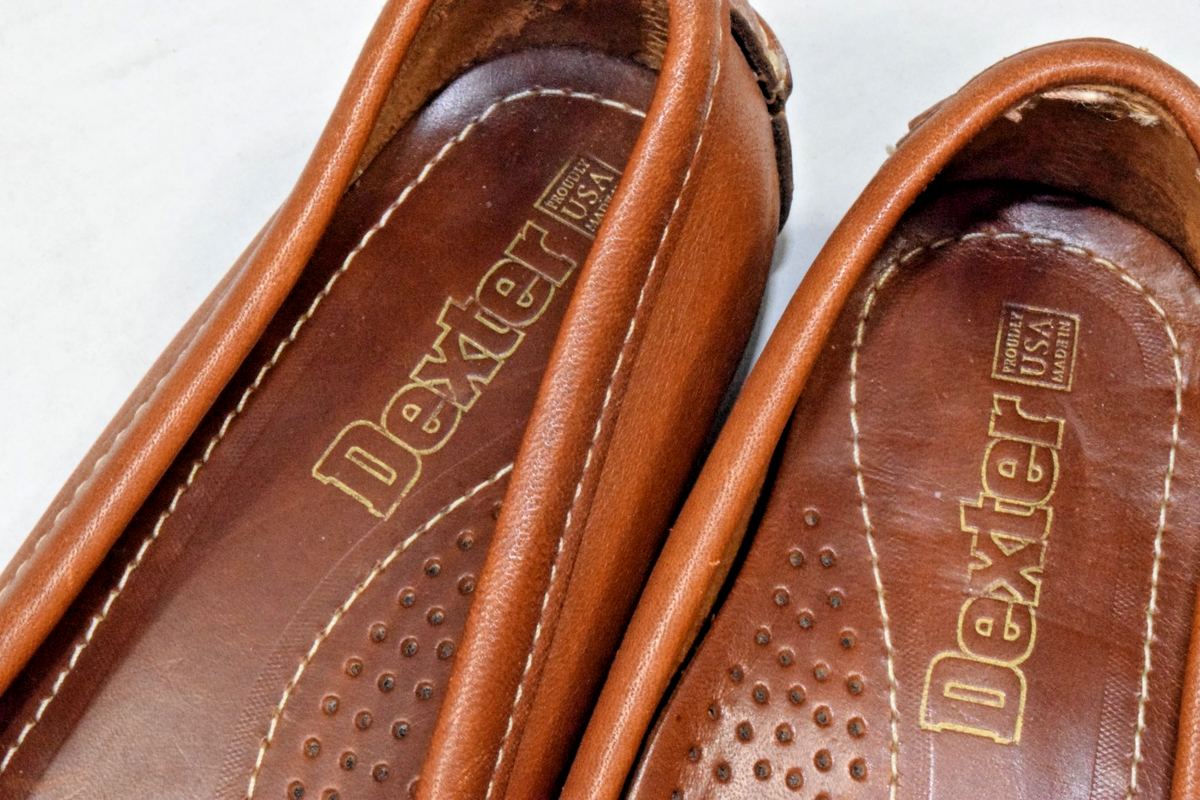 Dexter USA Vintage Leather Kiltie Loafers Mens 6M Fits Womens 5 5.5 Brown Luxury Dexter Shoes Womens 5.5 M Tassel Keltie Casual Loafers Moc  main image 4