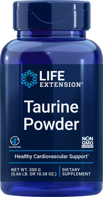 Life Extension Taurine Powder Gluten-Free, Non-GMO, Vegetarian   300 Grams