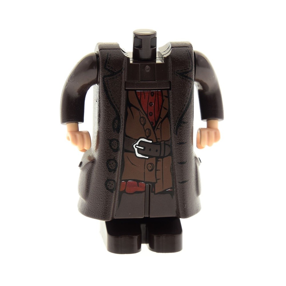 1X Lego Torso Minifigure Rubeus Hagrid Dark Brown Harry Potter HP111 40250CX3