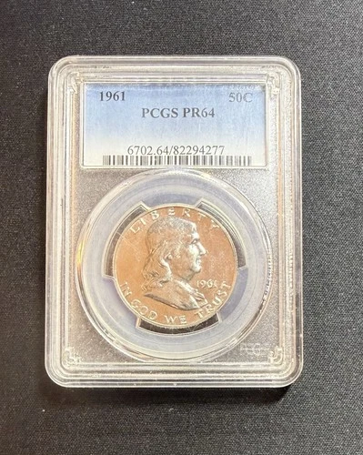 1961 50C PCGS PR64 Franklin Half Dollar
