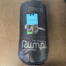 Rumpl The Original Puffy Blanket Black Solid 1 Person 52x75