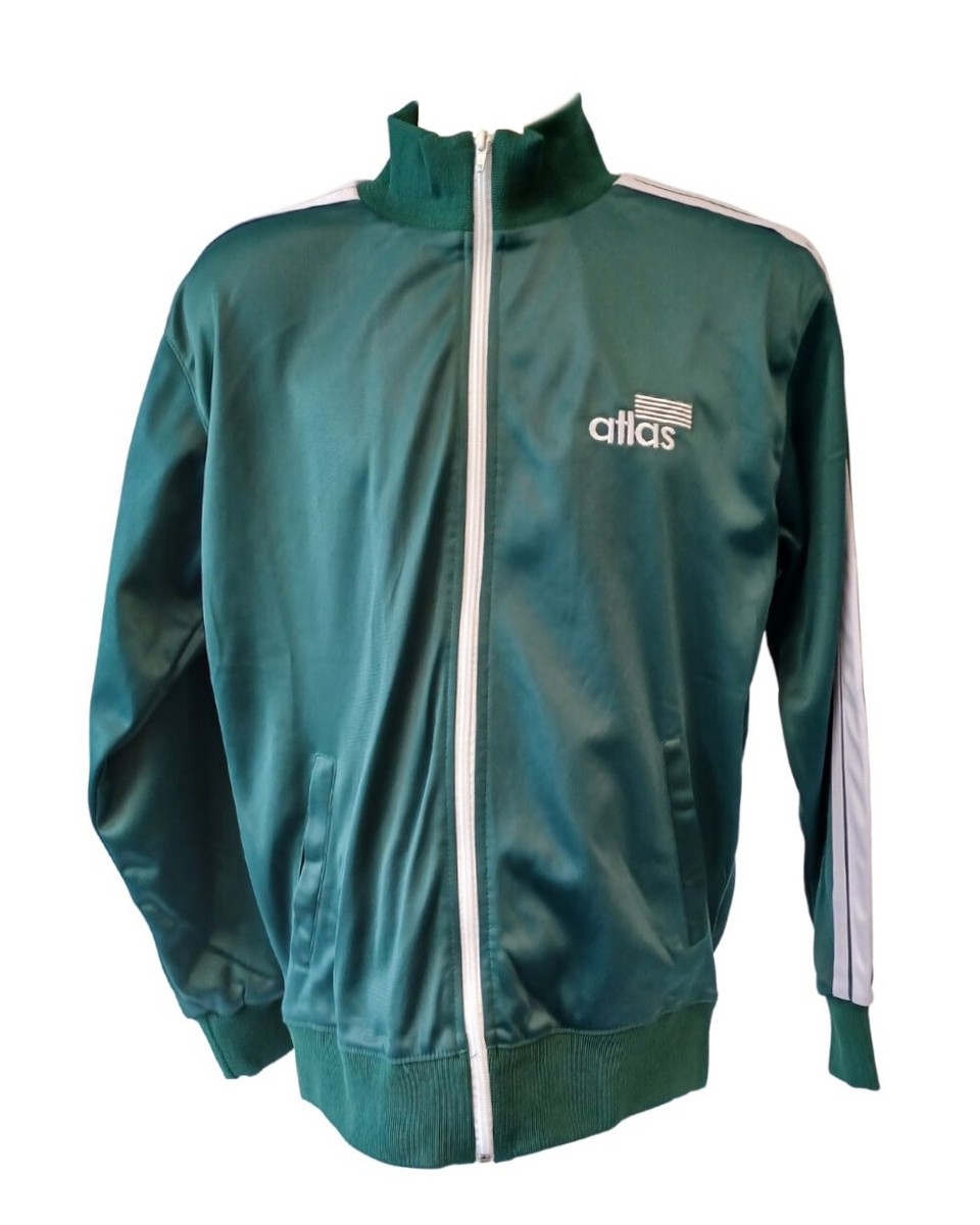 Atlas Green Track Jacket Bob Marley Style Costume Tour Milan 1980