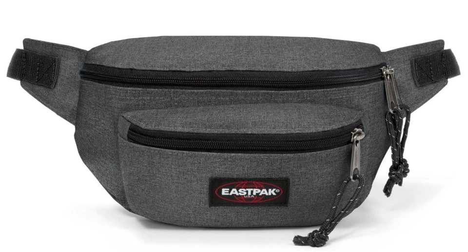EASTPAK Doggy Bag Gürteltasche Tasche Black Denim Schwarz Grau Neu