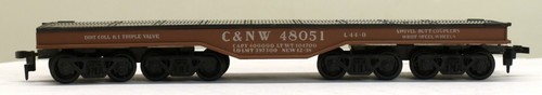 ROUNDHOUSE HO Scale C&NW 50' 200 Ton Flat Car #48051 16 Wheel - Picture 4 of 8
