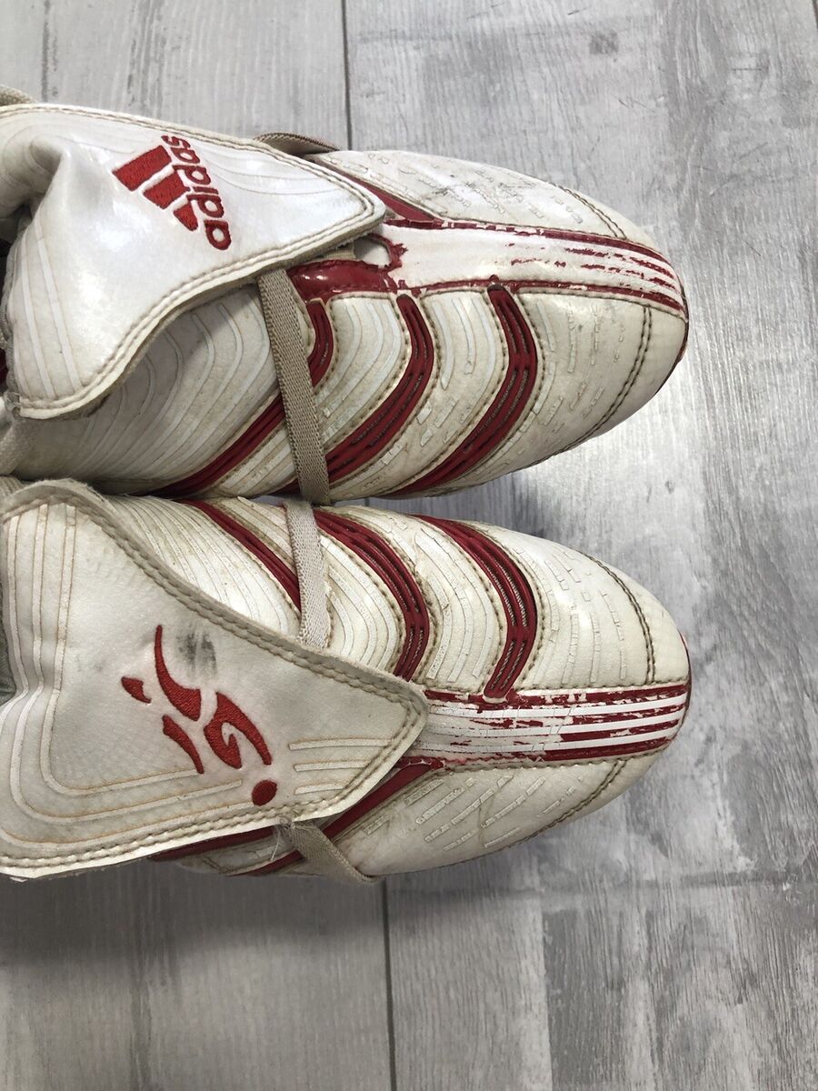 Adidas Predator Absolute White Red Football Soccer Cleats Adidas Predator Absolute White Red Football Soccer Cleats