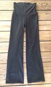 ATHLETA Fusion Wide Leg Black Yoga Gym Pants Back Flap Pockets XS | eBay
