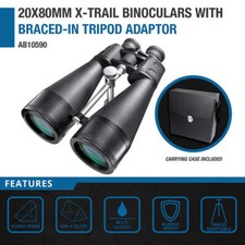 Barska AB10590 X-Trail 20x 80mm Lens Binoculars with Premium Case Carry Bag