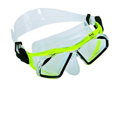 Fashy - Tauchermaske, Taucherbrille, gelb, Orca 8834