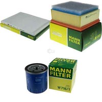MANN-FILTER Inspektionspaket Filtersatz FüR CitroëN Xsara Break 2.0 Hdi 90