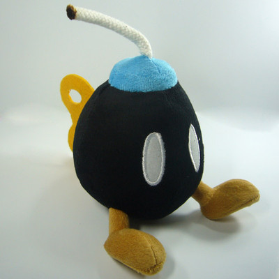 Super Mario Bros Character Plush Toy Soft Doll BOB-OMB BOMB Figure 5