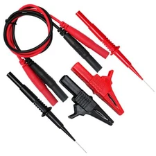 AIdetek Automobile Alligator Clips Crocodile Clips 4mm socket test probe LP20166