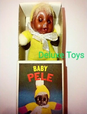 BABY PELE 1980 s Vintage Baby William Matchbox Doll    
