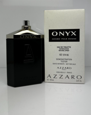 Azzaro Onyx Pour Homme Oz 100ml Eau de Toilette For Men Tester