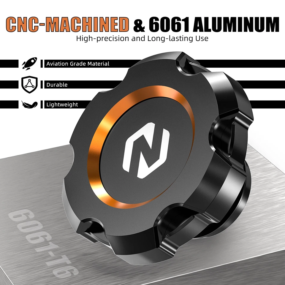 Tapa de tanque de combustible de gasolina de aluminio para Harley Sportster 1200 Roadster XL1200R 2004,2007 Foto 4 de 4