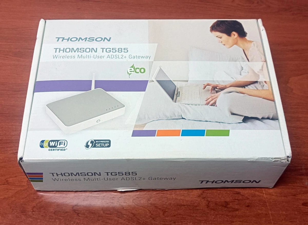 Gateway Thomson TG585 ADSL2+ - Routeur Sans Fil 54Mbps - Neuf Sous Blister