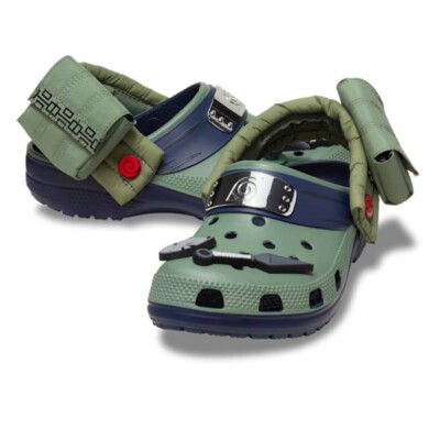 Crocs Men's White Snakeskin Crocs NEW Crocs X Naruto