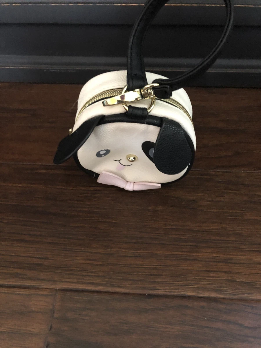 Betsey Johnson Round Dog Face Wristlet Wallet