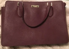 Kate Spade small handbag tote purse burgundy