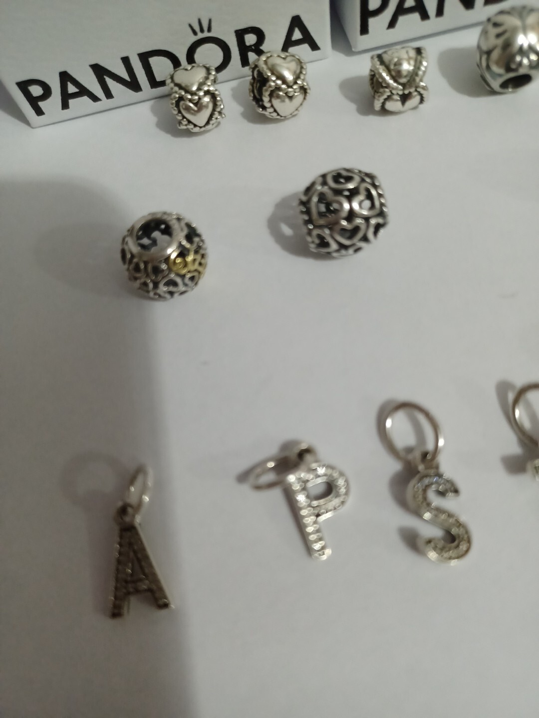 Job Lot Pandora Bracelets And Charms Some With Bit Of Gold In Or On 25
