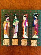 B110-1 Handmade Natural Wooden Hair Comb Decoration Comb Fine Tooth Comb