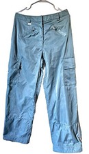 Vtg 90s Parachute Nylon Skater Cargo Baggy Pants Womens Sz. 6 Made In Korea Rare