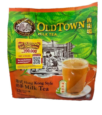Old Town 3 in 1 Instant Milk Tea Hong Kong Style Teh Susu 13s x 35g - 1 Pack