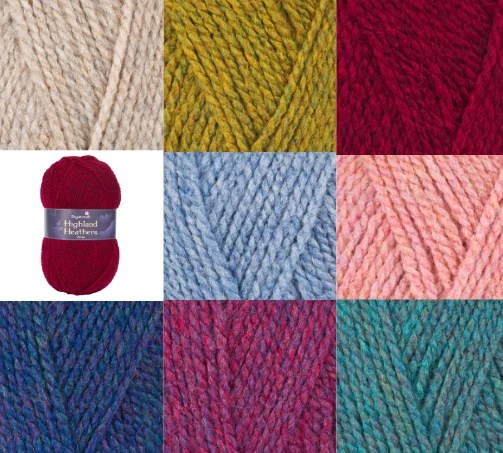 Stylecraft Highland Heathers Aran 100g - Choose Your Colours